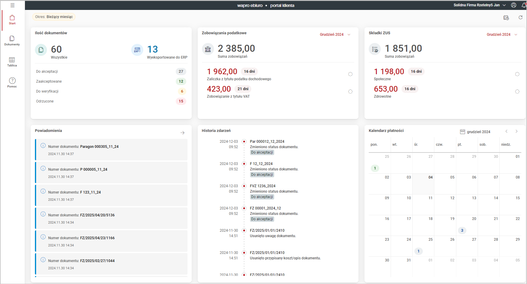 kl dashboard