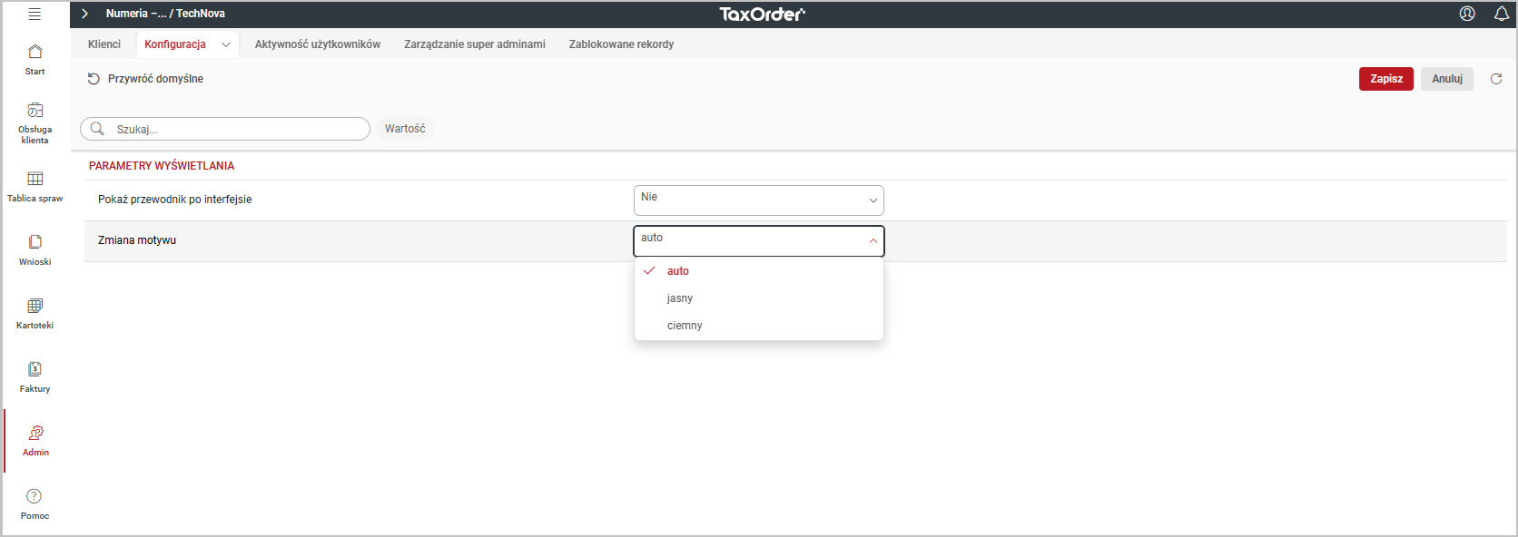 tax-rozpoczecie-konfiguracja