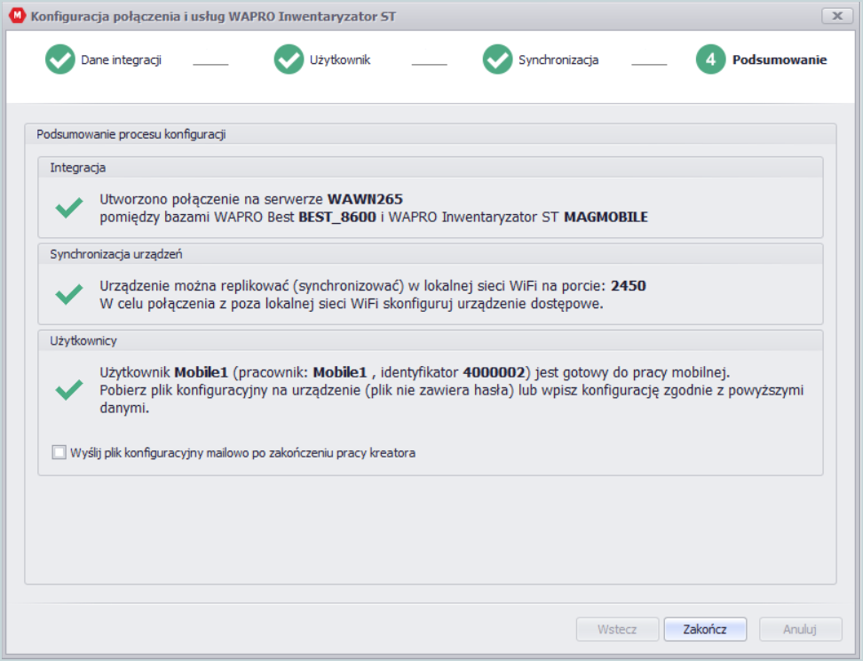 Wapro Best i WAPRO Inwentaryzator ST - podsumowanie konfiguracji integracji, synchronizacja urządzeń mobilnych oraz przygotowanie użytkownika do inwentaryzacji środków trwałych