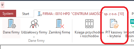 Wapro Kaper - kontrola wymagań przed uruchomieniem metody kasowej