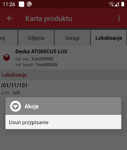 wapro mobilny magazynier lokalizacje wielopoziomowe