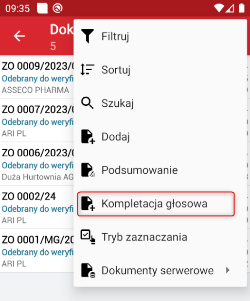 wapro Mobilny magazynier Obsługa głosowa